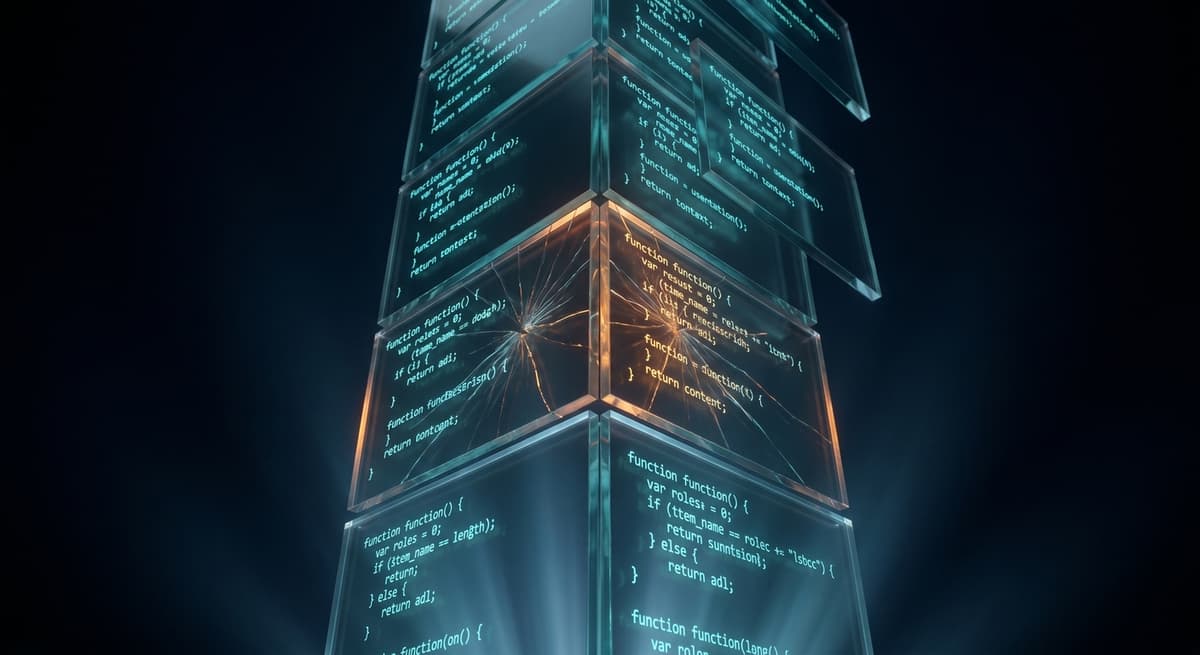 Unreviewed, Unowned, Unsafe: The Vibe-Coding Problem — illustration